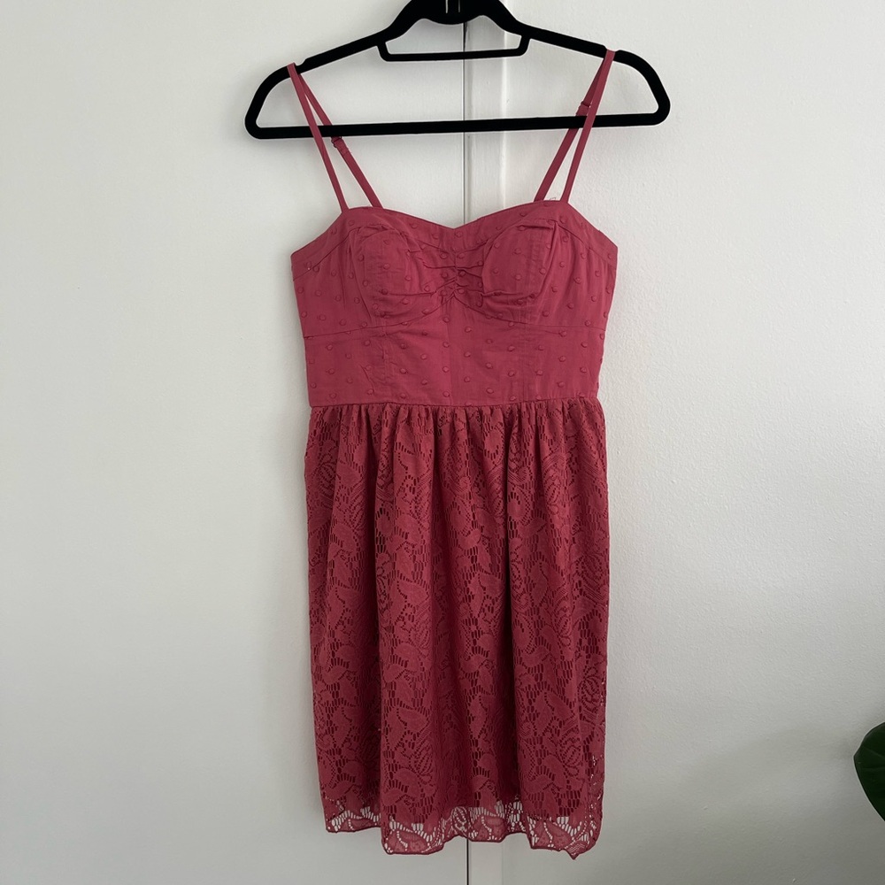 Pink Lace Dress